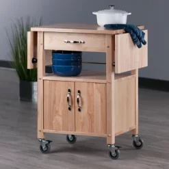 Rachael Kitchen Cart Beech - Winsome -Cozy Living Deals Store GUEST 3075f3e8 1e75 4742 a614 110150dc4786