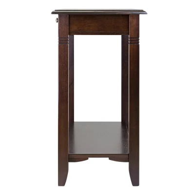 Nolan Console Table With Drawer Cappuccino - Winsome 3 Nolan Console Table With Drawer Cappuccino - Winsome - Image 3