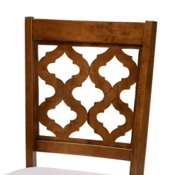 5pc Ramiro Wood Dining Set Gray/Walnut/Brown - Baxton Studio -Cozy Living Deals Store GUEST 30fda754 8c09 416f 9c78 b359434949d5