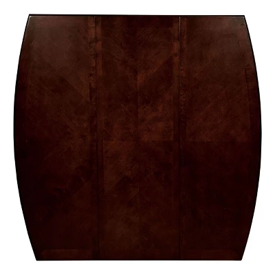 Burton Rounded Wooden Counter Extendable Dining Table Espresso - MiBasics 3 Burton Rounded Wooden Counter Extendable Dining Table Espresso - MiBasics - Image 3