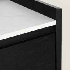 Hype Door Chest With 5 Drawers Black Oak/Faux Carrara Marble - South Shore 17 Hype Door Chest With 5 Drawers Black Oak/Faux Carrara Marble - South Shore -Cozy Living Deals Store GUEST 3165a647 c37a 4a05 a1c0 846b01abda67