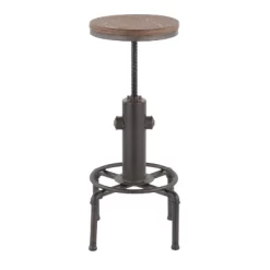 Hydra Industrial Adjustable Barstool - LumiSource -Cozy Living Deals Store GUEST 3179cb5e a0ad 451b 9cdb 04acea358383