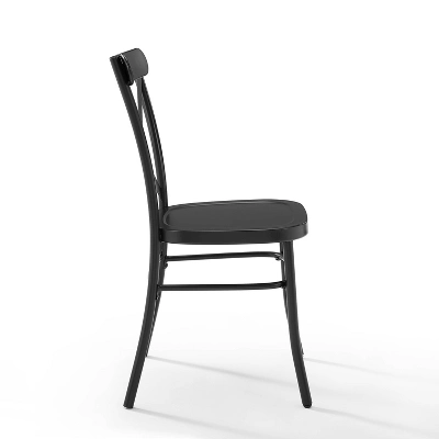Set Of 2 Camille Dining Chair Matte Black - Crosley 2 Set Of 2 Camille Dining Chair Matte Black - Crosley - Image 2