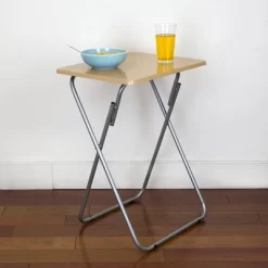 Home Basics Multi-Purpose Foldable Table, Natural -Cozy Living Deals Store GUEST 3346ecdc 3973 49dc 81bd b0d1992ce9e2