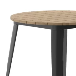 Merrick Lane Indoor/Outdoor Dining Table, 30" Round All Weather Poly Resin Top With Steel Base 18 Merrick Lane Indoor/Outdoor Dining Table, 30" Round All Weather Poly Resin Top With Steel Base -Cozy Living Deals Store GUEST 34ff2302 0068 4929 b6c1 f41d2b181708