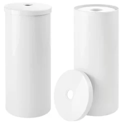 MDesign Toilet Tissue Roll Holder Canister Stand, Stores 3 Rolls, 2 Pack -Cozy Living Deals Store GUEST 35f181b6 3cd9 4fb2 a945 36e821fbbb6d