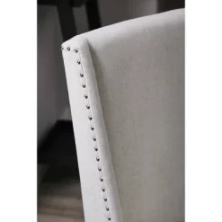 Set Of 2 Marjorie Acacia Upholstered Dining Chair Cream/Gray - Abbyson Living 7 Set Of 2 Marjorie Acacia Upholstered Dining Chair Cream/Gray - Abbyson Living -Cozy Living Deals Store GUEST 361b506f 78e9 4324 aac4 49202ad665d0