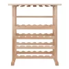 24-Bottle Wine Rack Wood/Beechwood - Winsome