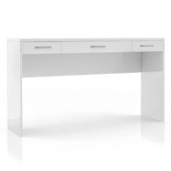 2pc Grayde 3 Drawer Vanity Table And Mirror Set With Led Trim And USB Ports - Luminous White - MiBasics -Cozy Living Deals Store GUEST 36564353 77fd 42c6 b7b2 827b77ead9d8