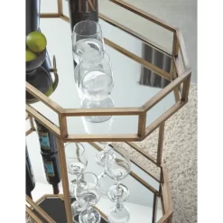 Daymont Bar Cart Gold Finish - Signature Design By Ashley -Cozy Living Deals Store GUEST 36db2835 6069 4999 a5bb 28463dbeb300