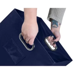 Niche Cubo 4pk Foldable Fabric Storage Bin With Label Holder Blue -Cozy Living Deals Store GUEST 376adbf8 5c36 4d96 a7c9 815143c8090a