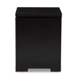 Bienna Modern And Contemporary Finished 1 Drawer Nightstand Dark Brown - Baxton Studio -Cozy Living Deals Store GUEST 38544eea aed9 4111 95ca 487c31067f2c