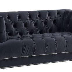 64" Ansario Sofa Charcoal Velvet - Acme Furniture -Cozy Living Deals Store GUEST 38cee12d ac24 4e05 bc5e 74096055fafe