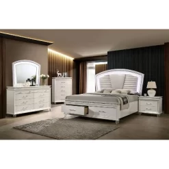 2pc Granite Nightstand And Dresser Set Pearl White - HOMES: Inside + Out -Cozy Living Deals Store GUEST 38d7f685 e905 4beb 9944 d8f53df60e8d