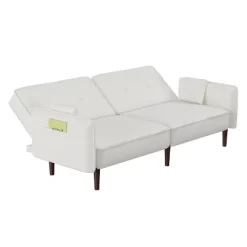 Convertible Futon Sofa Bed With Wooden Legs - ModernLuxe 14 Convertible Futon Sofa Bed With Wooden Legs - ModernLuxe -Cozy Living Deals Store GUEST 38f44563 3c83 45e4 9aed 5011448e4da7