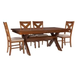 Jackson Dining Table Dark Hazelnut - Powell Company. -Cozy Living Deals Store GUEST 3960cba3 689a 47a6 83c1 ebc3cc2b2958