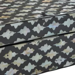 Set Of 2 Wooden Boxes With Pattern - Olivia & May -Cozy Living Deals Store GUEST 39f20e67 5f6f 4855 8b57 b1ddeca0da4c