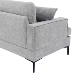 80.7" Modern Upholstered Loveseat Sofa With Metal Legs And 2 Pillows-ModernLuxe -Cozy Living Deals Store GUEST 3a111b57 d4b1 40ca a89b b2262db6a36b