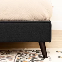 Queen Sazena Upholstered Complete Bed Charcoal Gray - South Shore -Cozy Living Deals Store GUEST 3a1db5dd 64b6 4d67 8a4f b373402bca7c