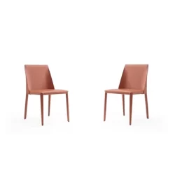 Set Of 4 Paris Saddle Leather Dining Chairs - Manhattan Comfort -Cozy Living Deals Store GUEST 3a609e1b a761 43bd bf14 e1bd5f68e8e5