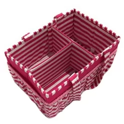 Bacati - Pin Stripes Fuschia Storage Caddy 6 Bacati - Pin Stripes Fuschia Storage Caddy -Cozy Living Deals Store GUEST 3a999ae2 20a7 4ebb 96bb 401c46b5adbe