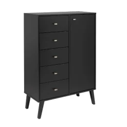Milo Mid-Century Modern 5 Drawer Chest With Door - Prepac 16 Milo Mid-Century Modern 5 Drawer Chest With Door - Prepac -Cozy Living Deals Store GUEST 3aac1f7c c623 4a04 9a62 db4f171f8d23