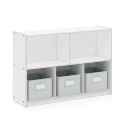 Guidecraft EdQ 2-Shelf 5-Compartment Storage - 30" -Cozy Living Deals Store GUEST 3ae279ae c786 4223 8e8a 5cff890a284b
