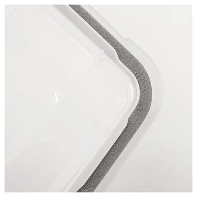 IRIS 62qt WeatherPro Plastic Storage Bin Clear 5 IRIS 62qt WeatherPro Plastic Storage Bin Clear - Image 5