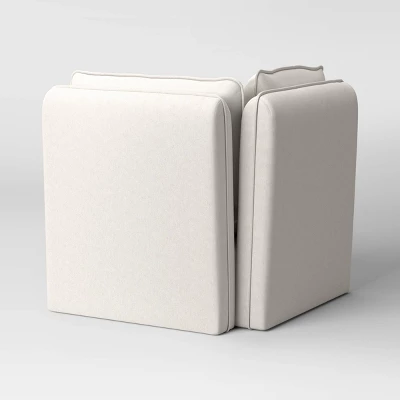 Haven French Seam Modular Sectional Sofa Cream (Corner Piece) - Threshold™ 3 Haven French Seam Modular Sectional Sofa Cream (Corner Piece) - Threshold™ - Image 3