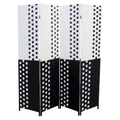 4 Panel Paper Straw Weave Screen On 2" Legs - Ore International 7 4 Panel Paper Straw Weave Screen On 2" Legs - Ore International -Cozy Living Deals Store GUEST 3c1439ff 0b2d 4af9 b027 bf2552560188
