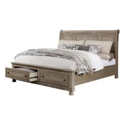 2pc Queen Earl Bedroom Set With Nightstand Gray - HOMES: Inside + Out -Cozy Living Deals Store GUEST 3c36f89a c01c 4d15 9924 ed0c485788fb