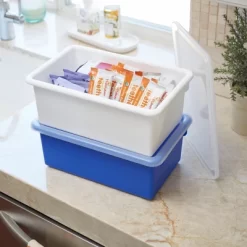 ECR4Kids Cubby Storage Bin With Non-Snap Lid, Plastic Conatiner, 10-Pack -Cozy Living Deals Store GUEST 3c59b730 1273 429c 91dd 6d10f6051d8a