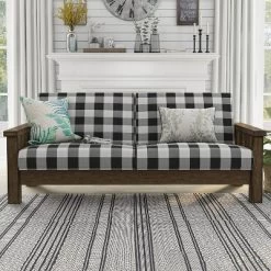 Jovie Gingham Rustic Sofa - HOMES: Inside + Out