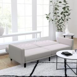 Merrick Lane Mid Century Modern Split-Back Sofa Futon With 3 Recline Positions -Cozy Living Deals Store GUEST 3c6dcc65 3ba3 4fcf 9629 355e90522b8a