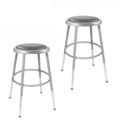 2pk 19 -27" Adjustable Heavy Duty Vinyl Padded Steel Stool - Hampden Furnishings -Cozy Living Deals Store GUEST 3c774139 4ced 470f 92dd 58ab53dfb668