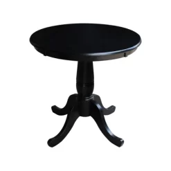 30" Round Top Pedestal Dining Table - International Concepts -Cozy Living Deals Store GUEST 3ce812b2 3cc7 4cf4 9638 7508b20d8741