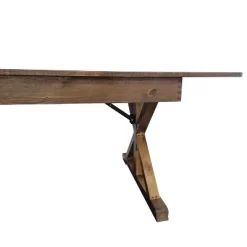 Merrick Lane 8' X 40" Rectangular Antique Rustic Solid Pine Foldable Dining Table With Crisscross Legs 23 Merrick Lane 8' X 40" Rectangular Antique Rustic Solid Pine Foldable Dining Table With Crisscross Legs -Cozy Living Deals Store GUEST 3d29a93e 24a3 4ee8 81a9 007126aaba6f