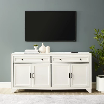 Tara Sideboard Distressed White - Crosley 5 Tara Sideboard Distressed White - Crosley - Image 5