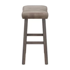 26" Saddle Wood Backless Counter Height Barstool Rustic Gray - Hillsdale Furniture -Cozy Living Deals Store GUEST 3e8fa2d5 e416 44ac 80ad 726133ed99a1