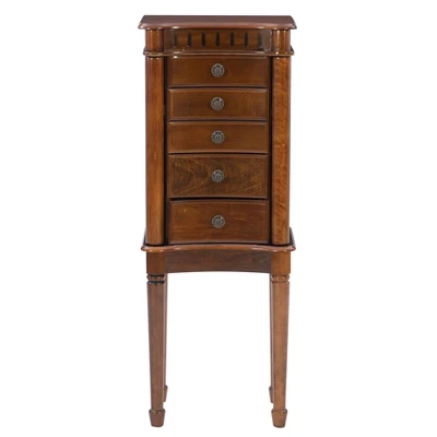 Kasey Jewelry Armoire Walnut - Powell Company 3 Kasey Jewelry Armoire Walnut - Powell Company - Image 3