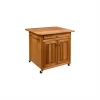 Wood The Big Work Center With Solid Back In Brown - Catskill Craftsmen