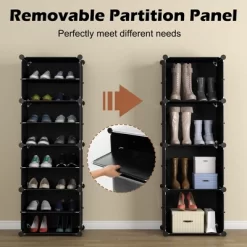 Costway Portable Shoe Rack Organizer 12-Cube 48 Pair Shoe Shelf Storage Cabinet W/Hook 12 Costway Portable Shoe Rack Organizer 12-Cube 48 Pair Shoe Shelf Storage Cabinet W/Hook -Cozy Living Deals Store GUEST 3f953665 ec96 4ff3 afcc e485edffb2ed