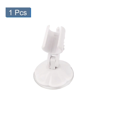 Unique Bargains Plastic Wall Mounted Hand-Held Shower Head Suction Cup Hose Grip 1 Pc 2 Unique Bargains Plastic Wall Mounted Hand-Held Shower Head Suction Cup Hose Grip 1 Pc - Image 2