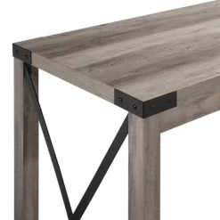 Rustic Farmhouse Metal X Kitchen Island With Shelves - Saracina Home -Cozy Living Deals Store GUEST 3fe2d13b c5b6 4af0 aab6 aa1f6d0f48cb