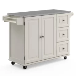 Large Dolly Madison Kitchen Cart With Stainless Steel Top - Homestyles 33 Large Dolly Madison Kitchen Cart With Stainless Steel Top - Homestyles -Cozy Living Deals Store GUEST 403b1b14 8f9e 46d4 90bf c1eaa017378d