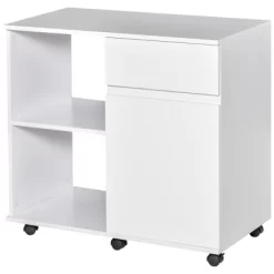 HOMCOM Filing Cabinet/Printer Stand With Open Storage Shelves, For Home Or Office Use, Including An Easy Drawer -Cozy Living Deals Store GUEST 406fa8bb b7c4 4c8a a718 64036be23bf3