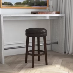 30.5" Krauss Wood Backless Swivel Barstool Charcoal Gray - Hillsdale Furniture -Cozy Living Deals Store GUEST 41c63c1a fed7 46f7 a9aa 8832401a6a65