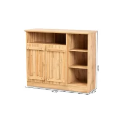 2 Door Eren Farmhouse Wood Dining Room Sideboard Buffet - Baxton Studio -Cozy Living Deals Store GUEST 42374d6a 27b9 4d90 8c67 5c8e04abb7e6