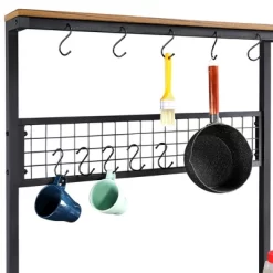 Yaheetech Kitchen Bakers Rack With 4 Storage Shelves -Cozy Living Deals Store GUEST 4255ef3d 3f7b 4f45 b45c c247e3ed908b