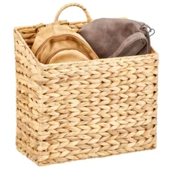 MDesign Woven Water Hyacinth Hanging Wall Storage Basket -Cozy Living Deals Store GUEST 4333bd4a 2bd1 477e ae04 06efe6150f17